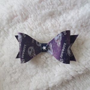 Dallas Cowboys hair bow